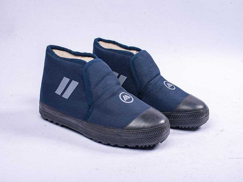 Training cotton shoes Navy blue